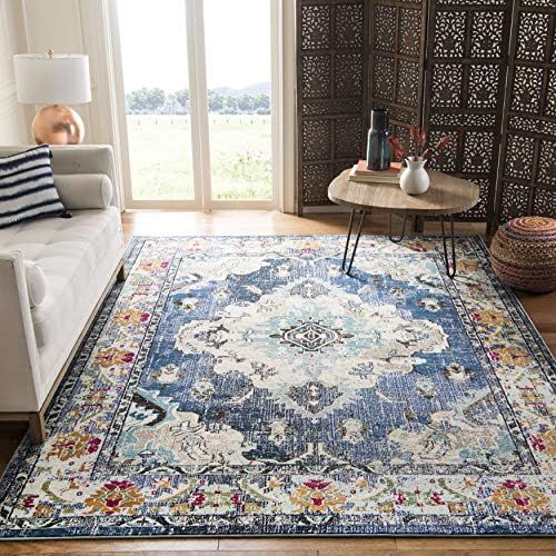 Safavieh Monaco Collection MNC243N Boho Chic Medallion Distressed Non-Shedding Stain Resistant Li... | Amazon (US)