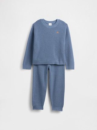 Baby & Toddler Waffle Sweater Outfit Set | Gap (US)