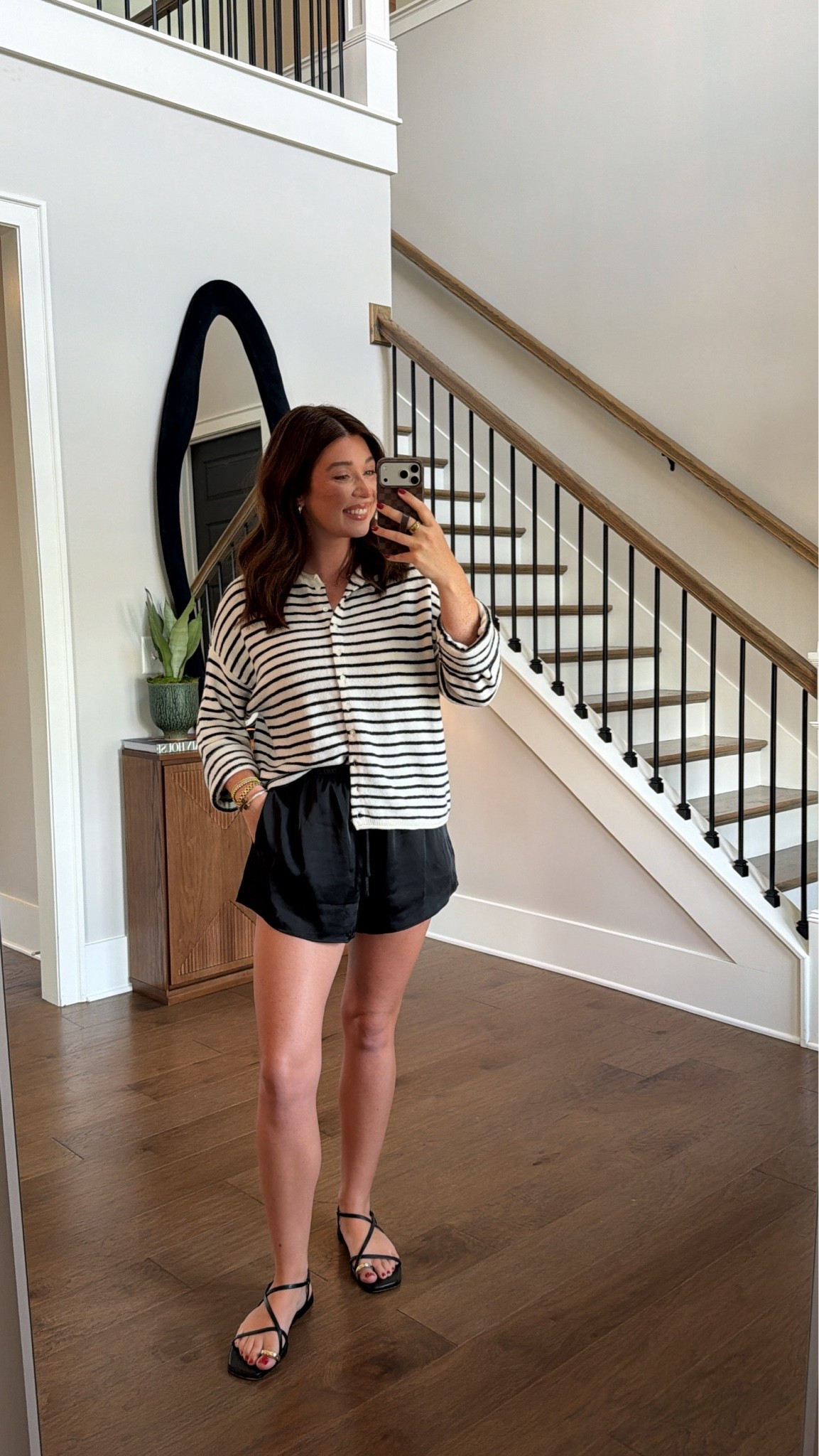 outfit of the day for breakfast & some errands 

wearing a small cardigan and medium shorts

#LTKootd