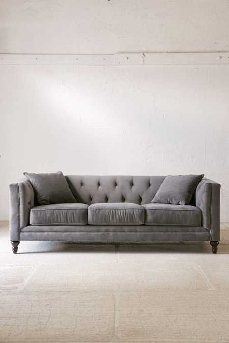 Graham Velvet Sofa | Urban Outfitters US