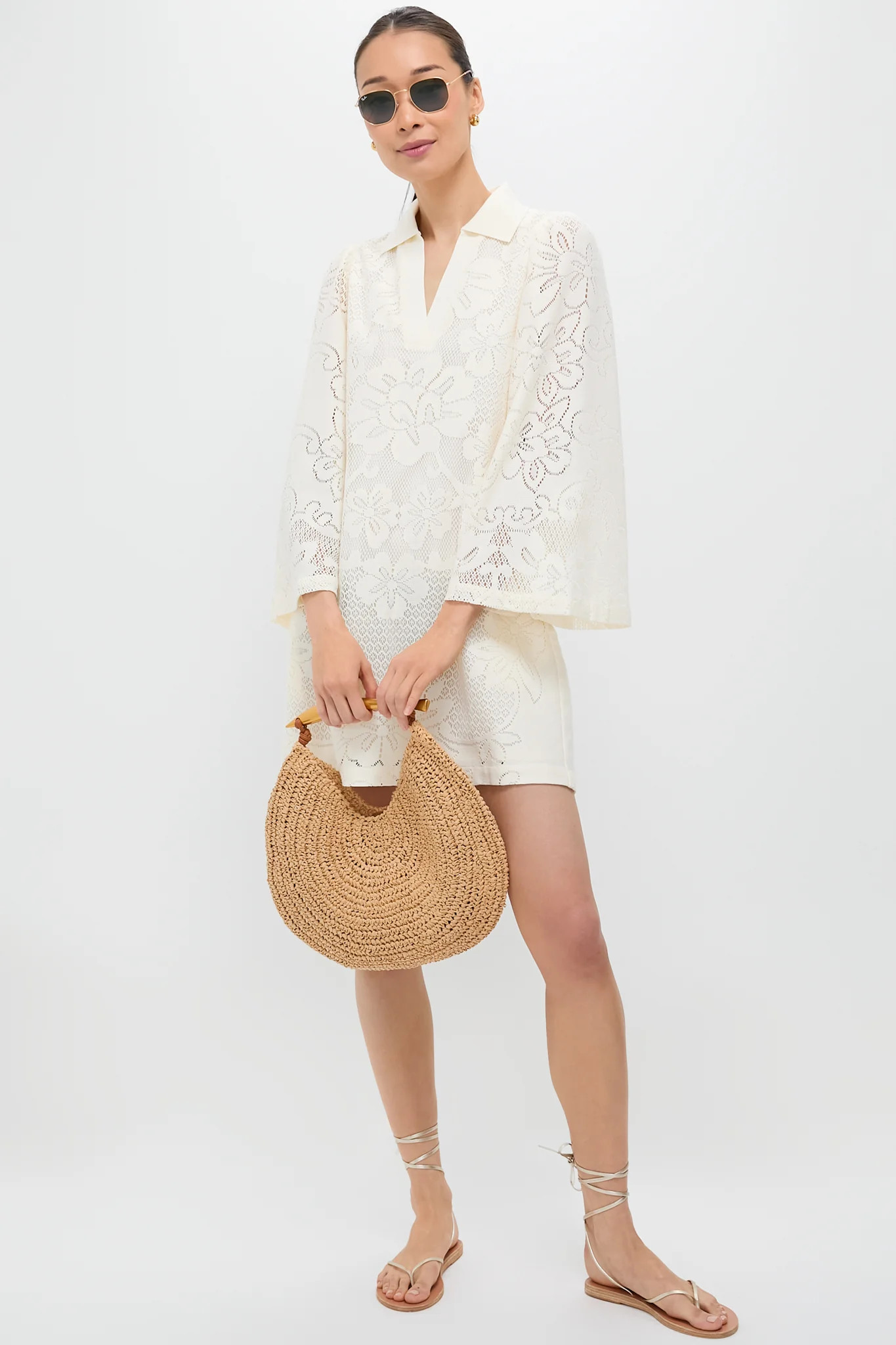 Ivory Lace Courtney Dress | Tuckernuck (US)