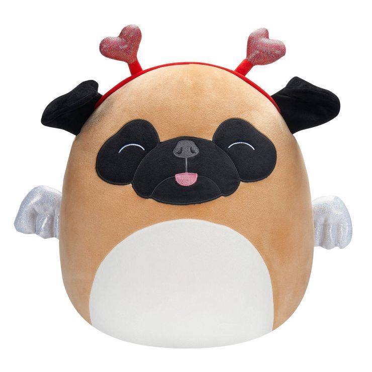 Squishmallows 16" Valentine’s Day Pug Dog Plush Toy | Target