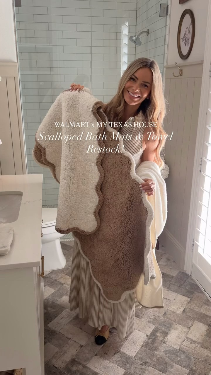 It is ALWAYS a good time for a little bathroom refresh 🤗 these scalloped bath mats and towels are GORG!

#LTKSeasonal #LTKHome