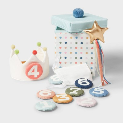 Birthday Crown Kids' Interactive Kit - Pillowfort™: Novelty Plush Throw Pillow, Multicolored, OEKO-TEX Certified | Target