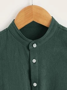 SHEIN Toddler Boys Button Front Roll Up Sleeve Shirt
   SKU: sk2111166551528232      
          (... | SHEIN