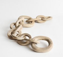 Wooden Chain Object | Pottery Barn (US)