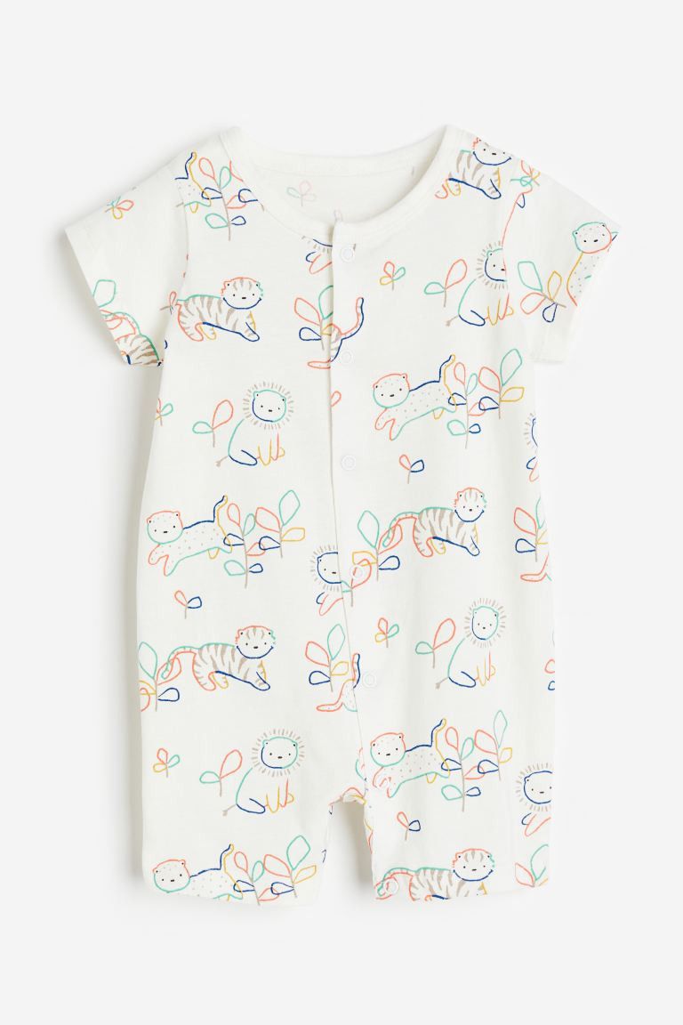 Patterned Baby Clothes Jumpsuit - H&m Baby Boy Outfits | H&M (US + CA)