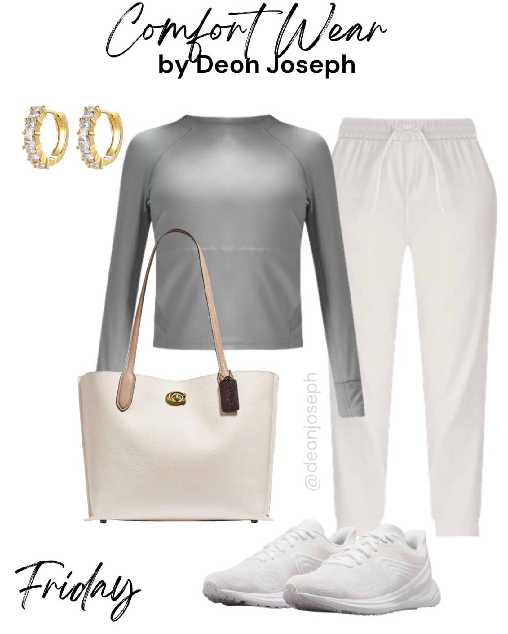 Fridays are for comfy walks at the mall! This fit is perfect for running last minute errands before the weekend hits. 

#LTKworkwear #LTKstyletip #LTKfitness