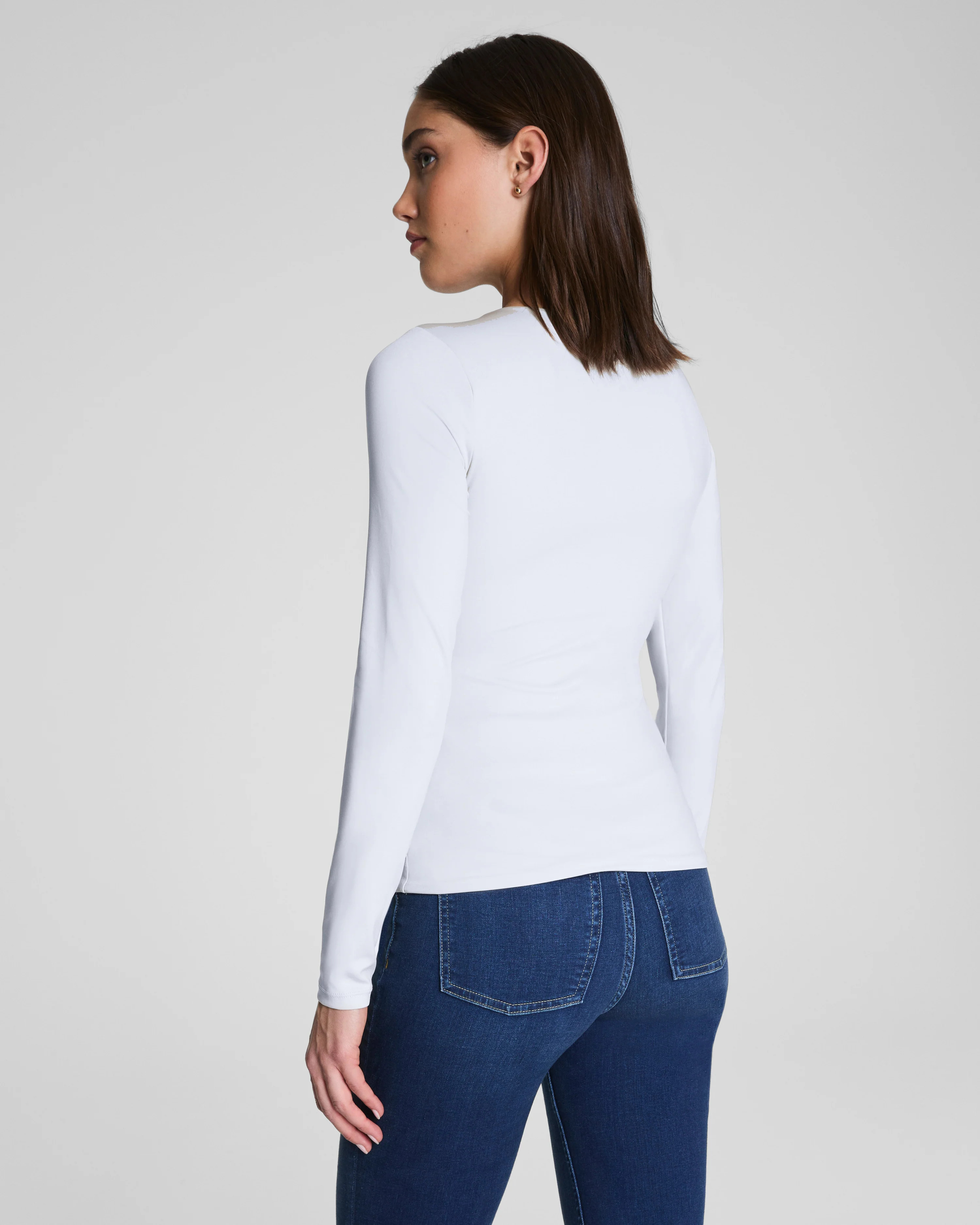 Jersey Crewneck Long Sleeve Top | Spanx
