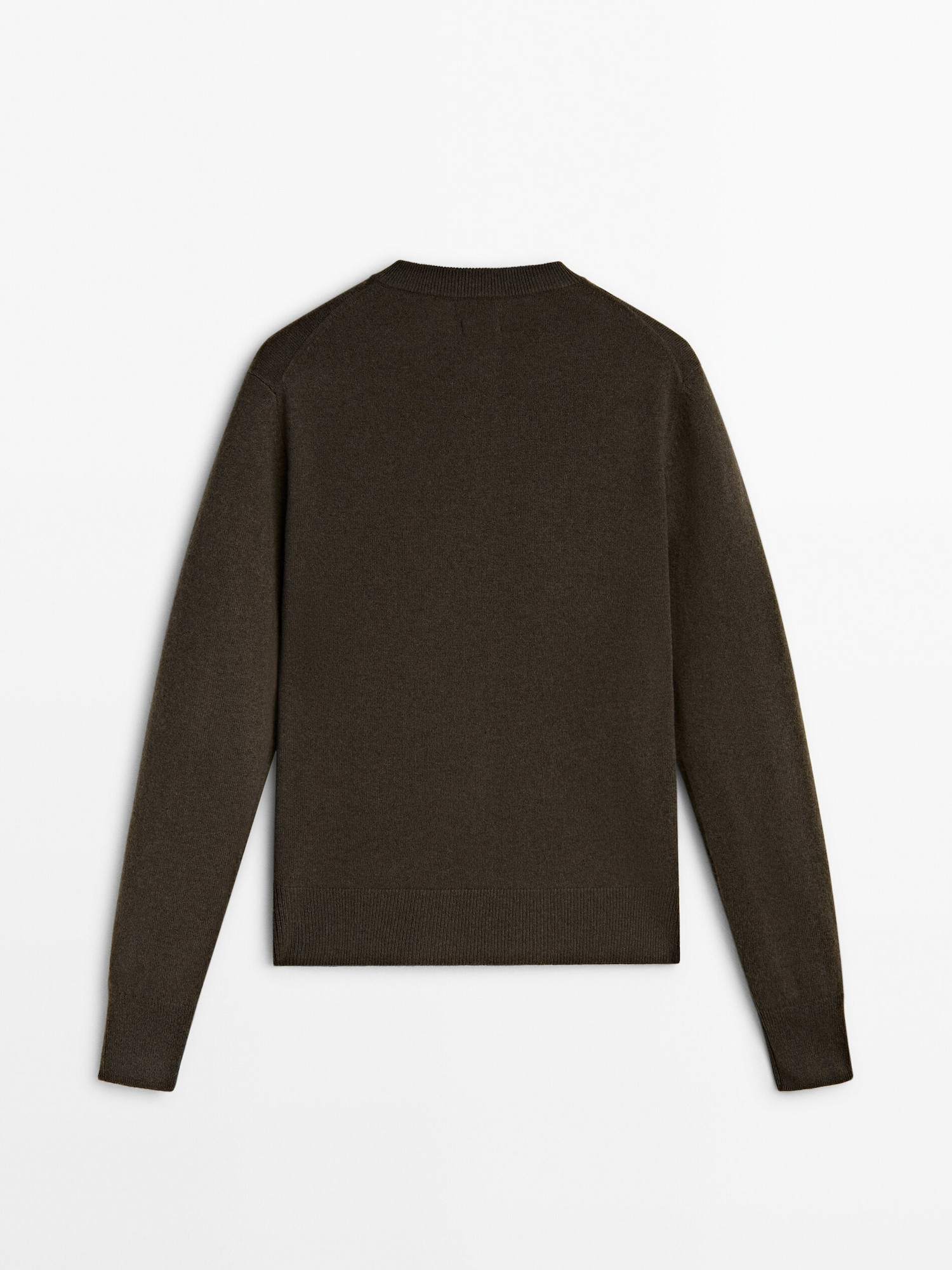 Wool blend cardigan with buttons | Massimo Dutti UK