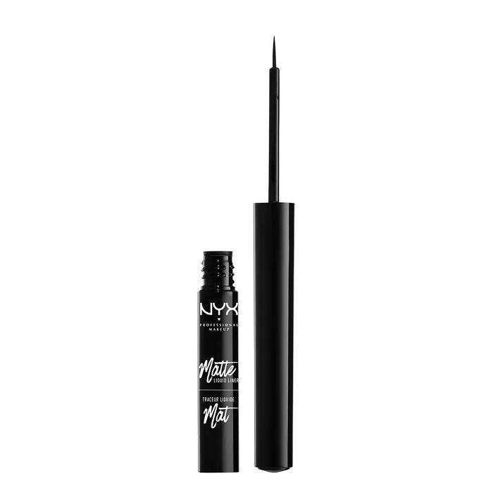 NYX Professional Makeup Matte Liquid Eyeliner Black - 0.06oz | Target