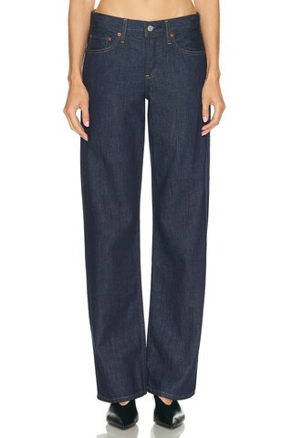 AGOLDE Low Rise Loose Jeans in Blue | FWRD 