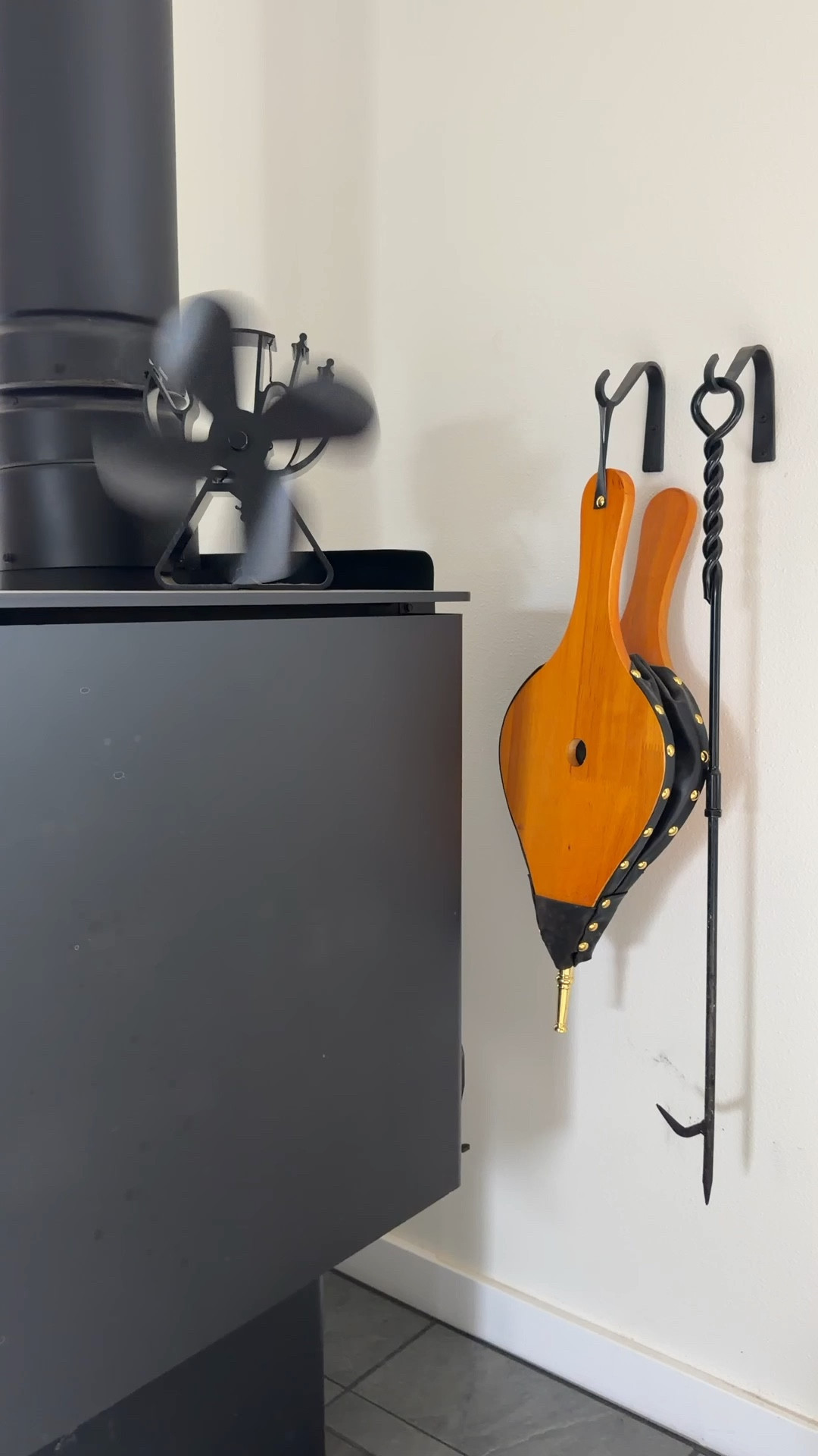 A few of our favorite wood stove essentials that we use all winter long 🔥
The heat powered stove fan helps push warm air through the room without electricity, the bellows make starting and reviving the fire so much easier, and the fire poker is one of those tools we reach for constantly. I also use the cast iron hooks nearby for hanging tools. They are simple, practical pieces that make using our wood stove easier and cozier. Linking everything here if you’re setting up or upgrading your wood stove area. 🪵✨

#LTKHome #LTKSaleAlert #LTKdayinmylife