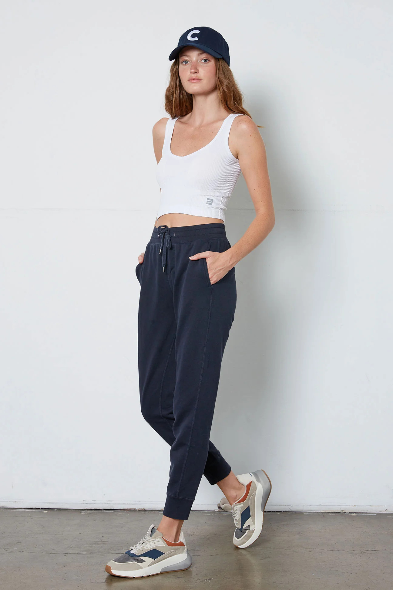 Cindy tank top white | Cream Yoga