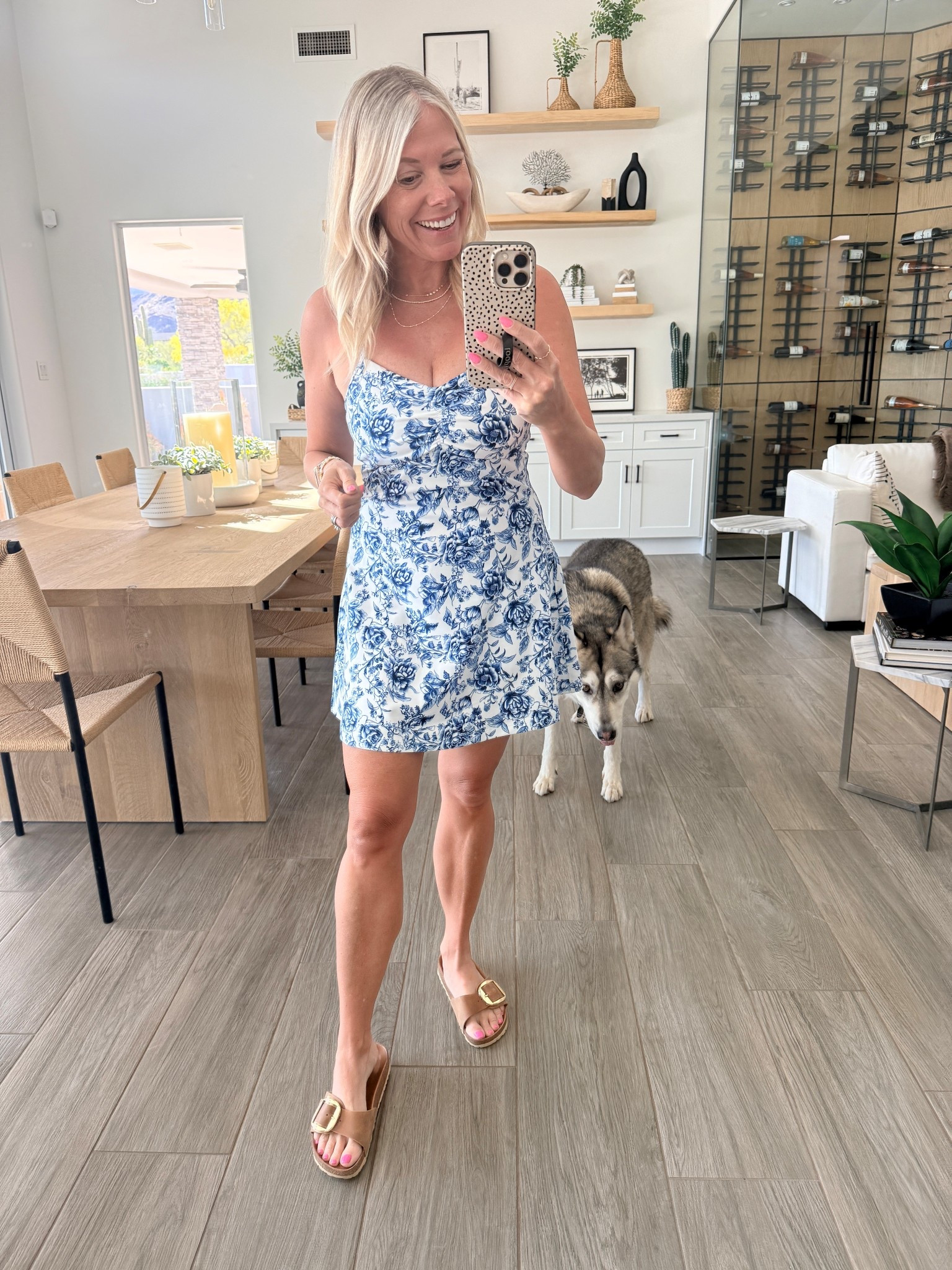 Size small blue active dress. Birkenstocks tts  

#LTKActive #LTKootd #LTKPetite