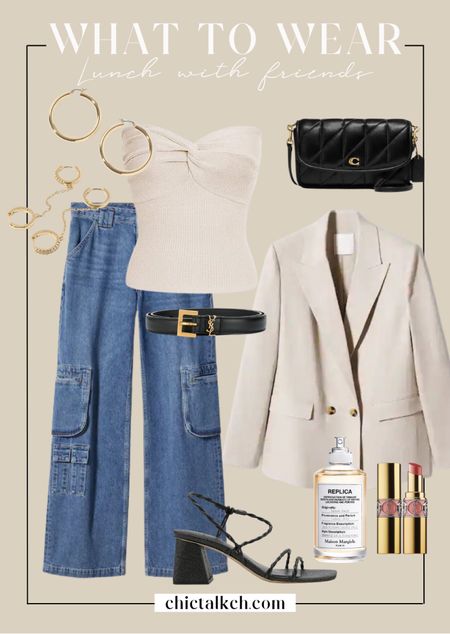 The perfect summer neutral look! 
These cargo jeans are on major sale!!
This top is also one of my favorites right now! Make sure to size one down. It runs a little big. 
Amazon fashion, mango, linen blazer, cargo jeans

#LTKsalealert #LTKSeasonal #LTKstyletip