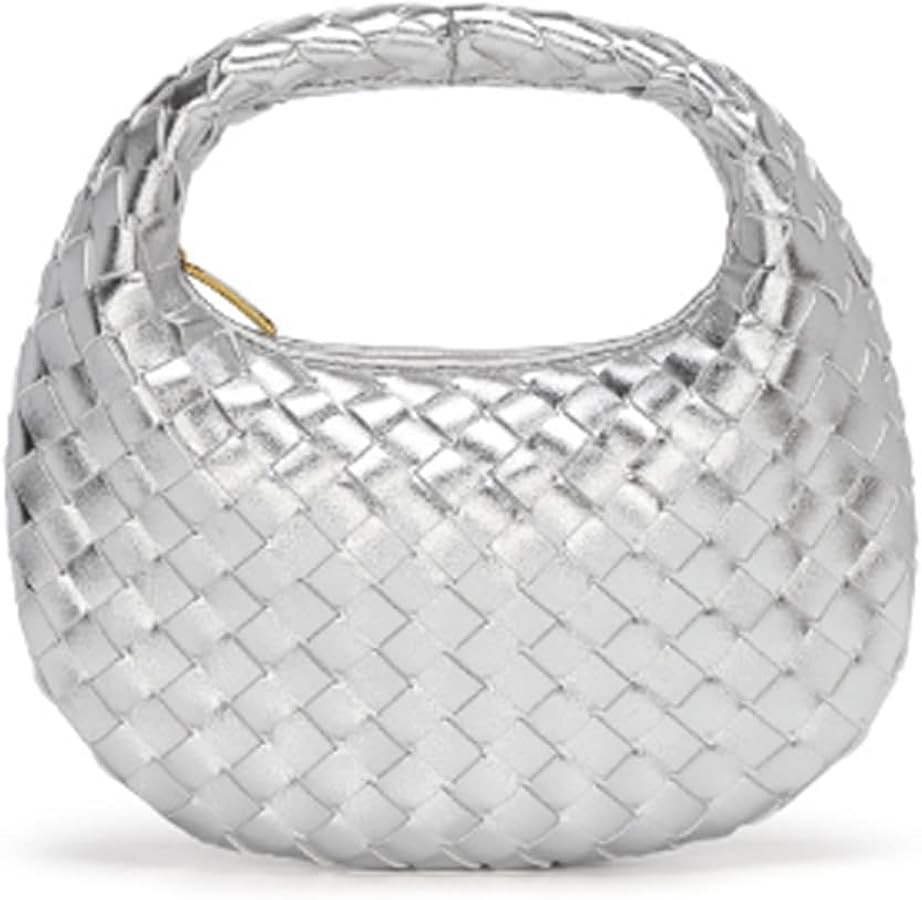 Woven Handbag for Women, Woven Crossbody Bags for Women, Cloud Crossbody Handbag Soft Shoulder Ba... | Amazon (US)