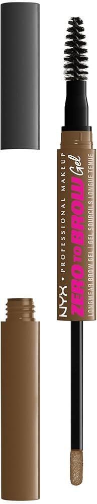 NYX PROFESSIONAL MAKEUP Zero to Brow, Longwear Eyebrow Gel, Taupe | Amazon (US)