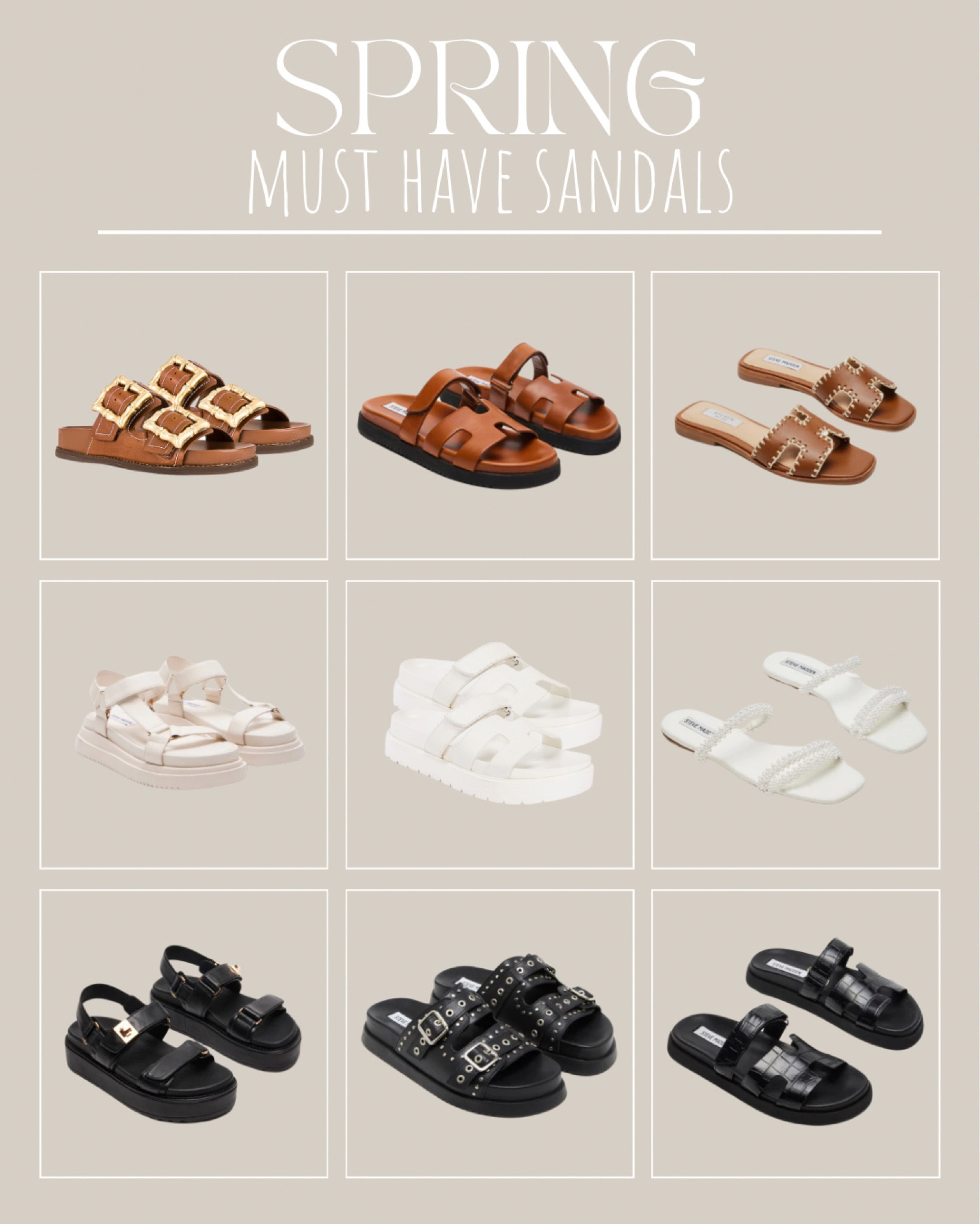 Some must have sandals to add to your collection this spring! 

#LTKSeasonal #LTKshoecrush #LTKstyletip