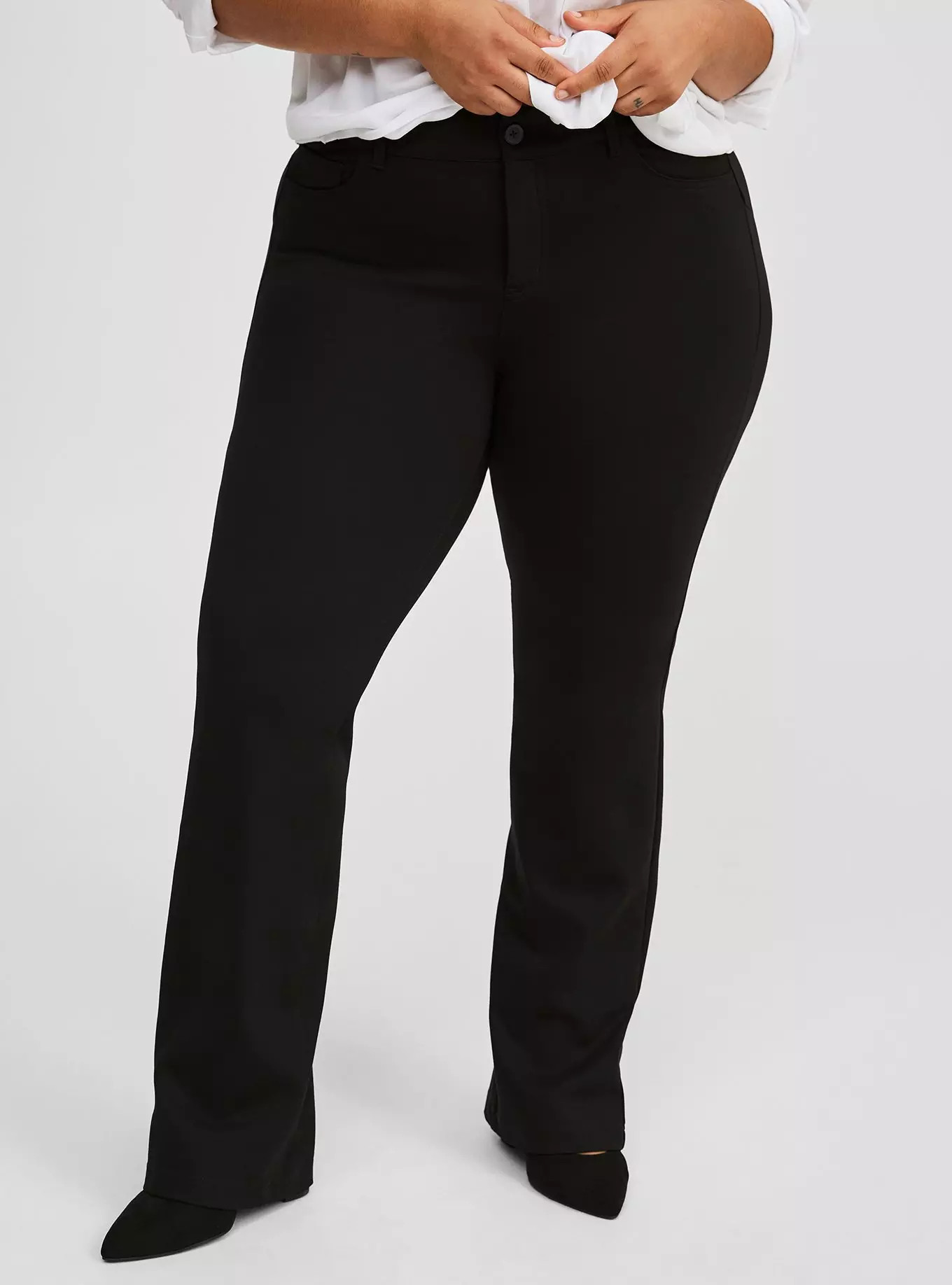 Bombshell Boot Studio Luxe Ponte High-Rise Pant | Torrid (US & Canada)