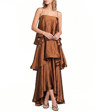 ELLIATT Tilly Tiered Maxi Dress - S | Dillard's