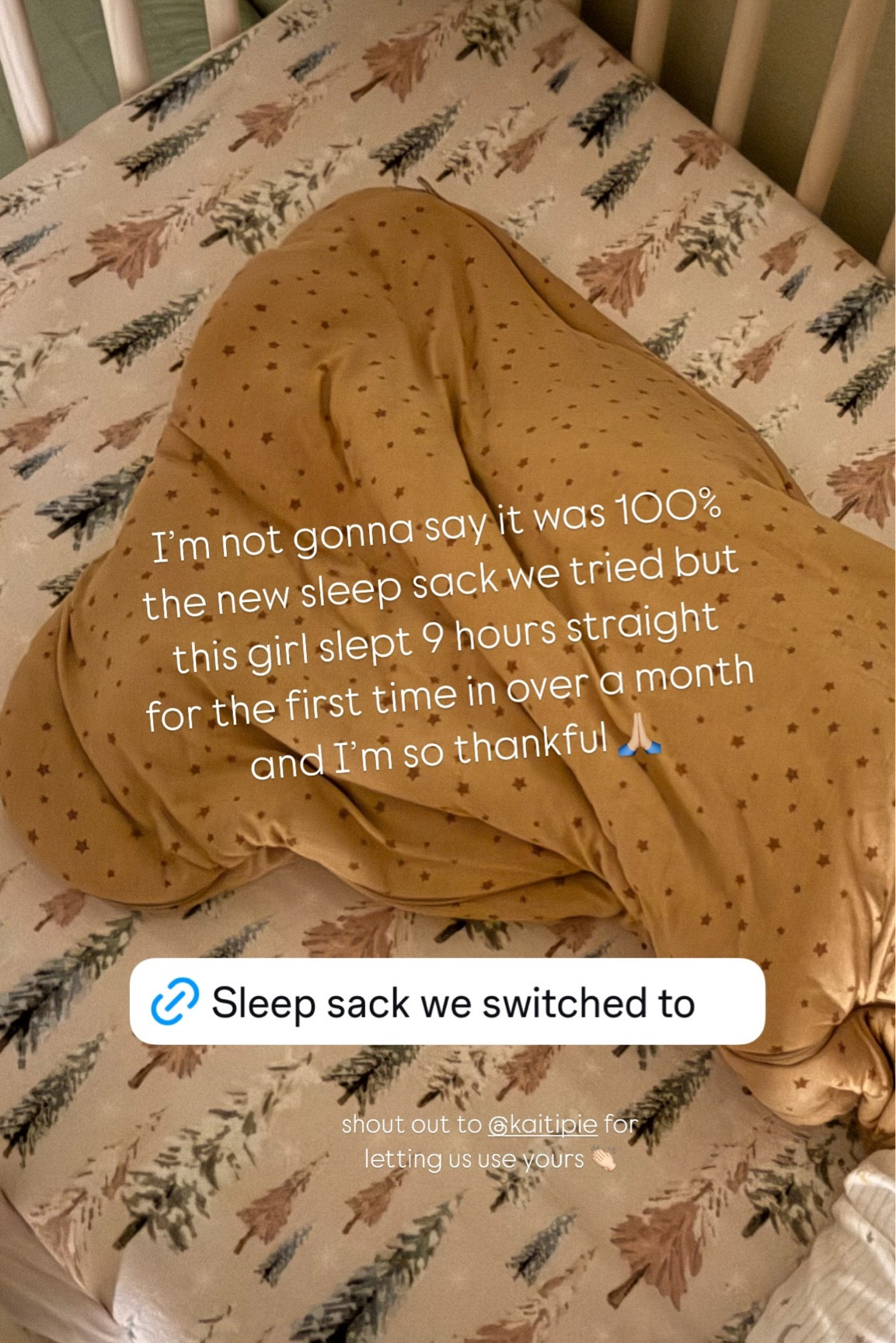 I’m not gonna say it was 100% the new sleep sack we tried but baby girl slept 9 hours straight for the first time in over a month and I’m so thankful 🙏🏼 // baby sleep sack / mom hacks / baby must-have

#LTKFamily #LTKBaby #LTKKids