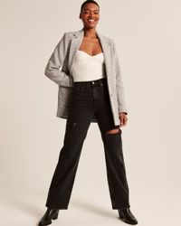 Wool-Blend Blazer Coat | Abercrombie & Fitch (US)