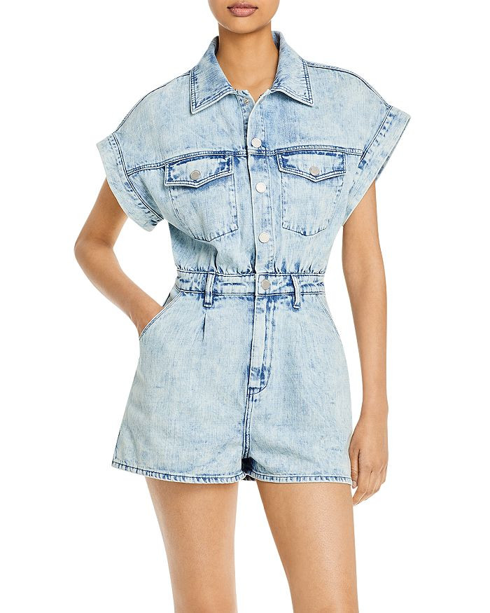 Denim Romper | Bloomingdale's (US)