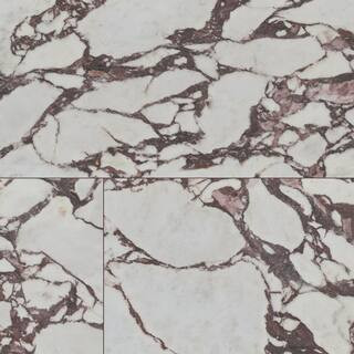 Calacatta Viola 24 in. x 48 in. Polished Porcelain Marble Look Floor and Wall Tile (512 sq. ft./Pallet) | The Home Depot