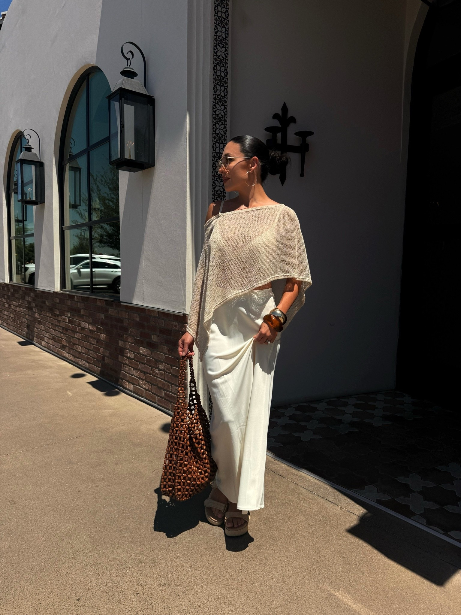 Happy Mother’s Day! Sharing today’s brunch outfit!
Walmart cape top size XS 
Amazon bralette 
Amazon maxi skirt size small 
Anthropologie bag

#LTKMothersDay #LTKdayinmylife #LTKootd