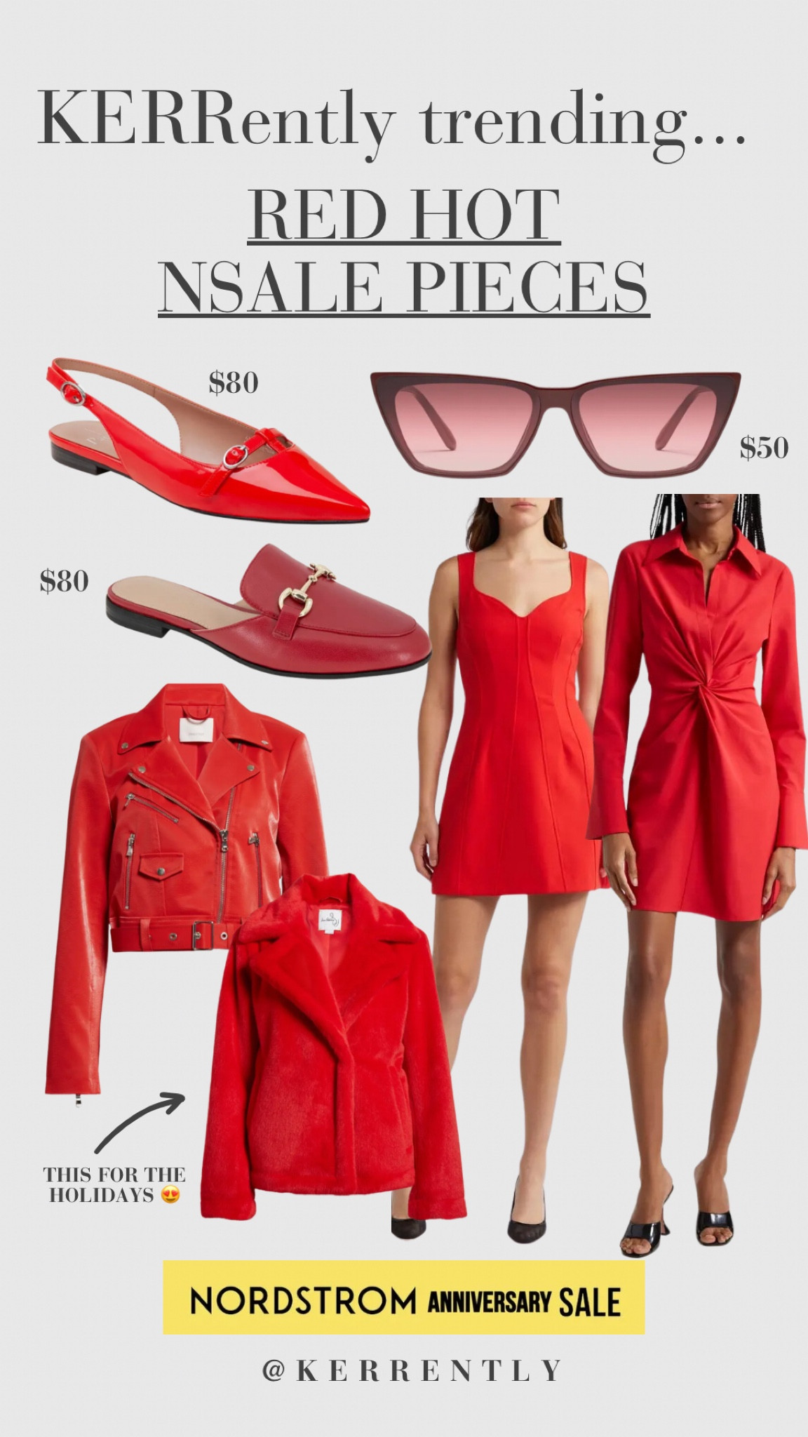 Red hot items from the Nordstrom sale 🔥❤️ I love that this classic red color is currently trending. Lot’s of good holiday fashion finds on sale! 

#LTKSaleAlert #LTKxNSale #LTKStyleTip