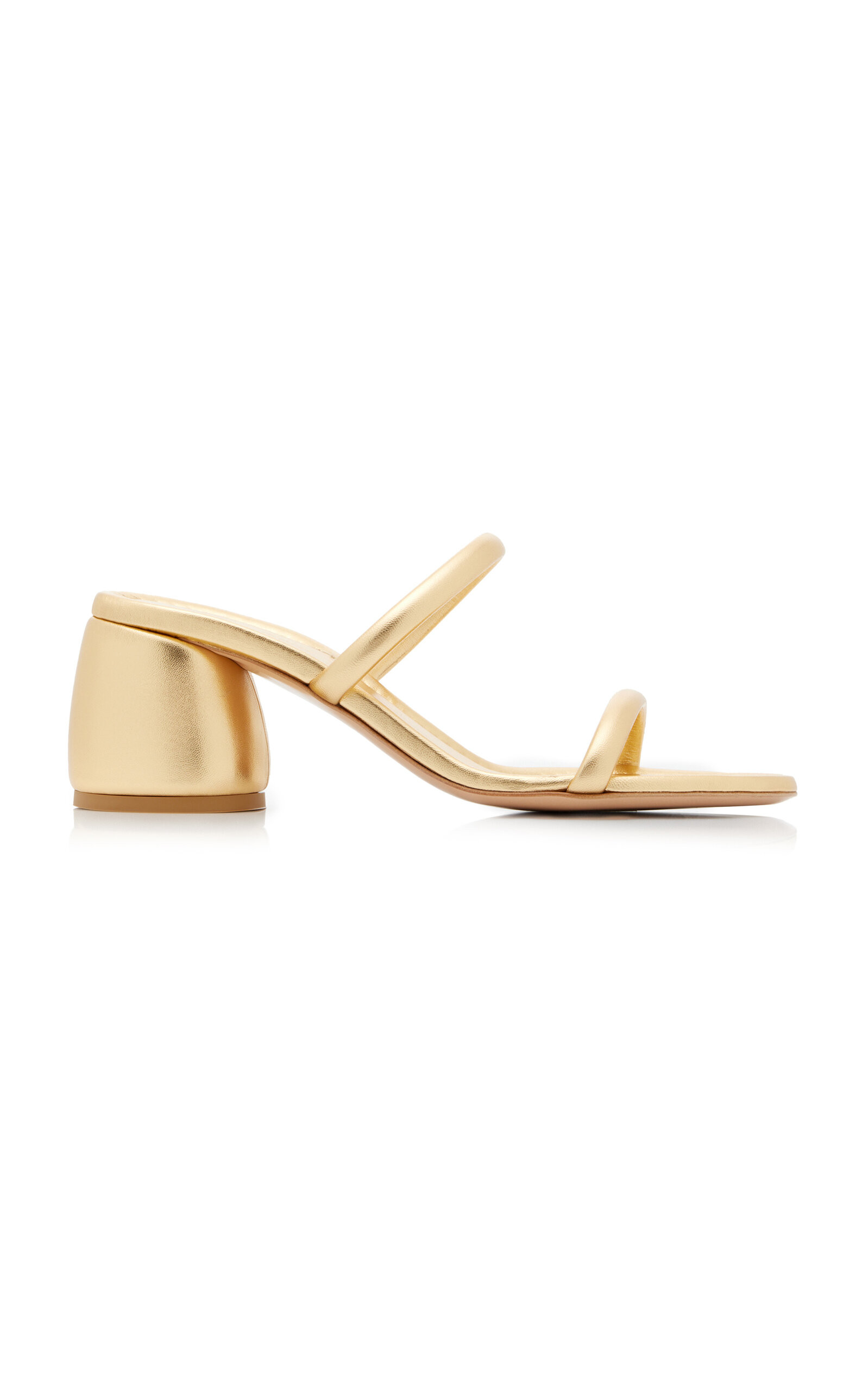Metallic Leather Sandals | Moda Operandi (Global)