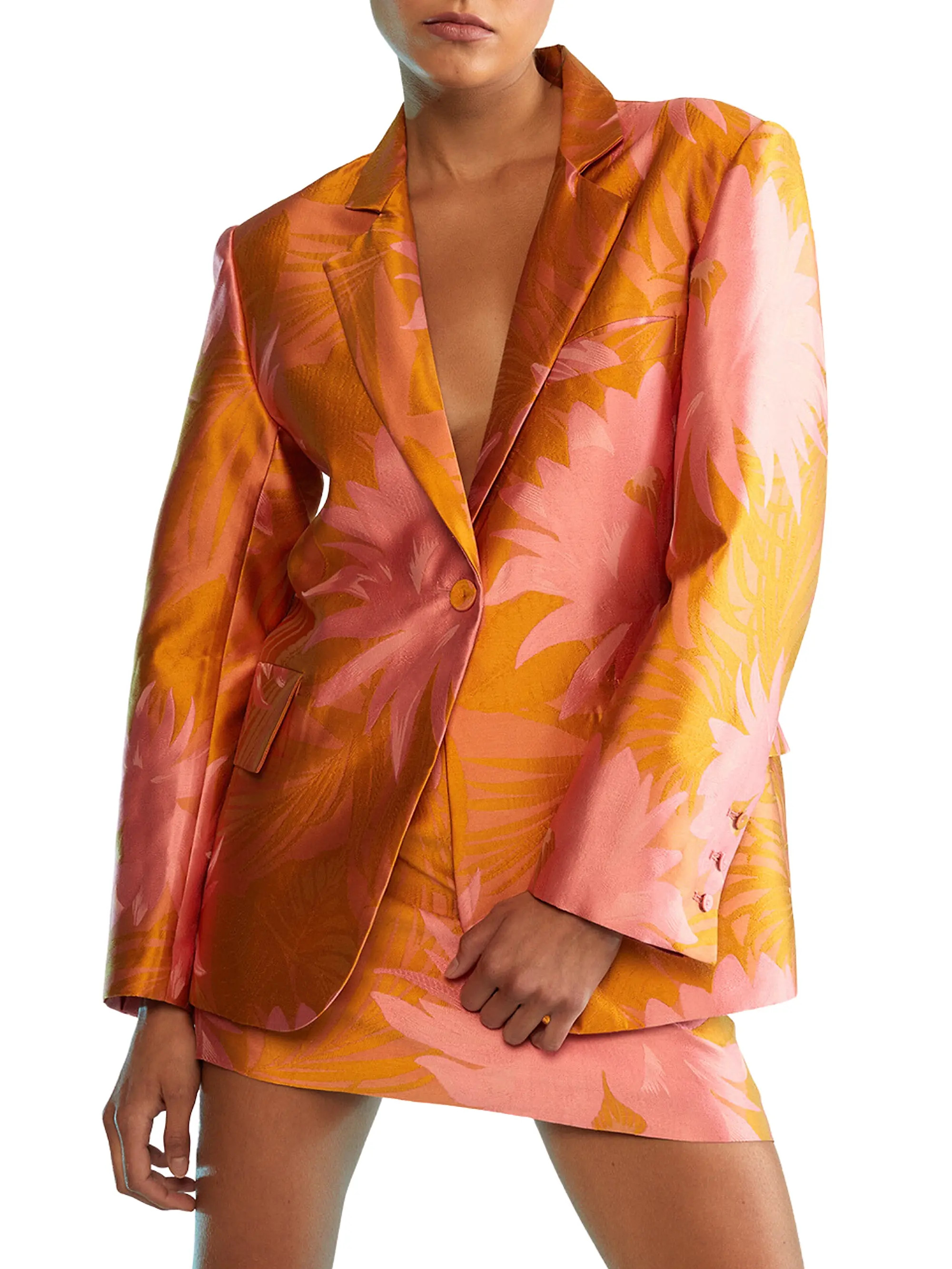 Harper Jacquard Two-Button Blazer | Saks Fifth Avenue