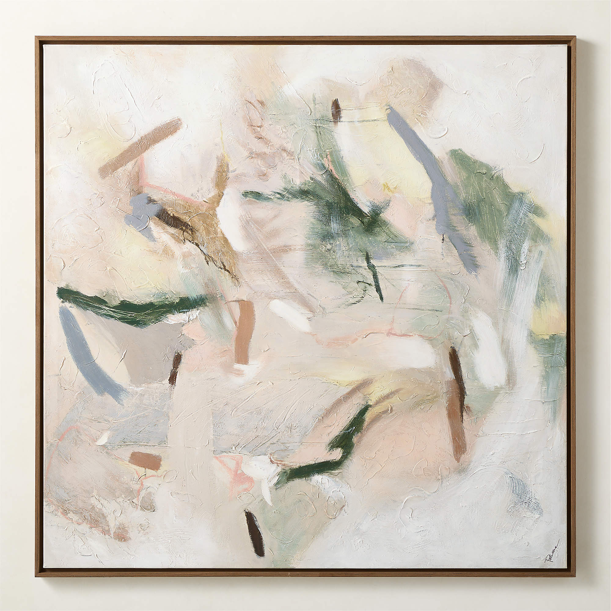 'Cyprus' Framed Wall Art 60"x60" | CB2 | CB2