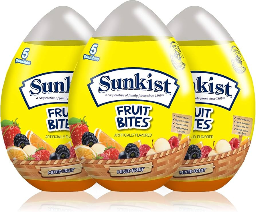 Easter Fruit Bites Eggs , Candy Gummies, Strawberry, Grape, Apple, Blue Raspberry, Orange , Cherr... | Amazon (US)