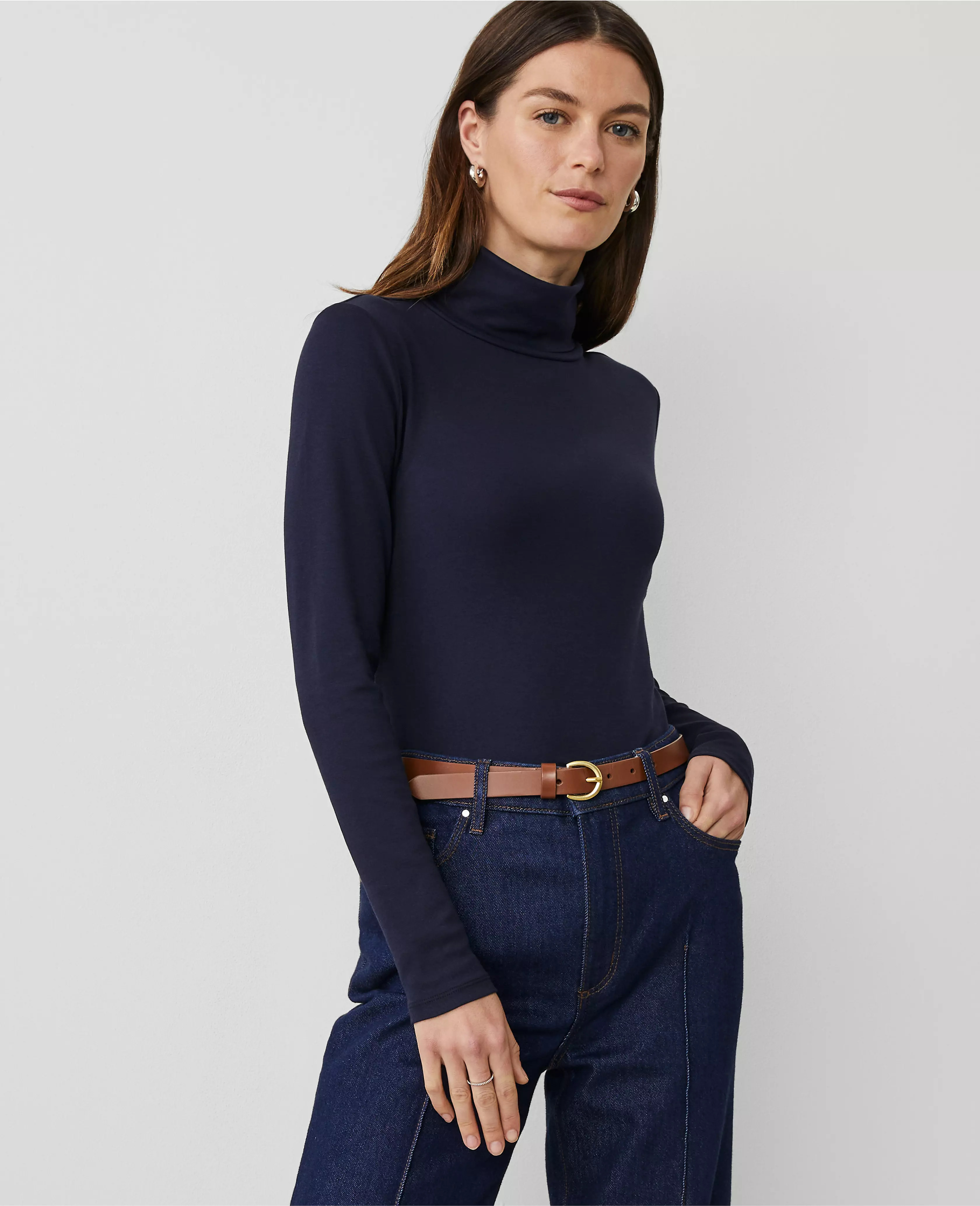 Turtleneck Top | Ann Taylor