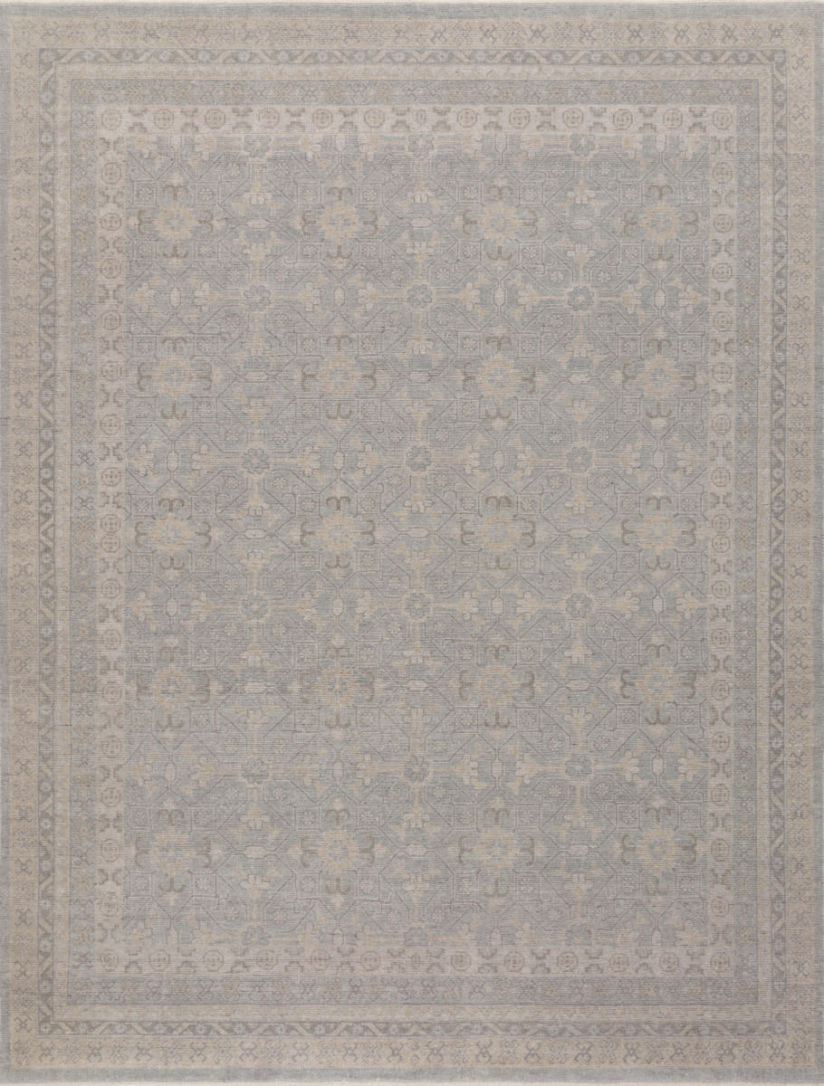 Loloi Cambridge CAM-01 Light Blue - Beige Area Rug | RugStudio.com