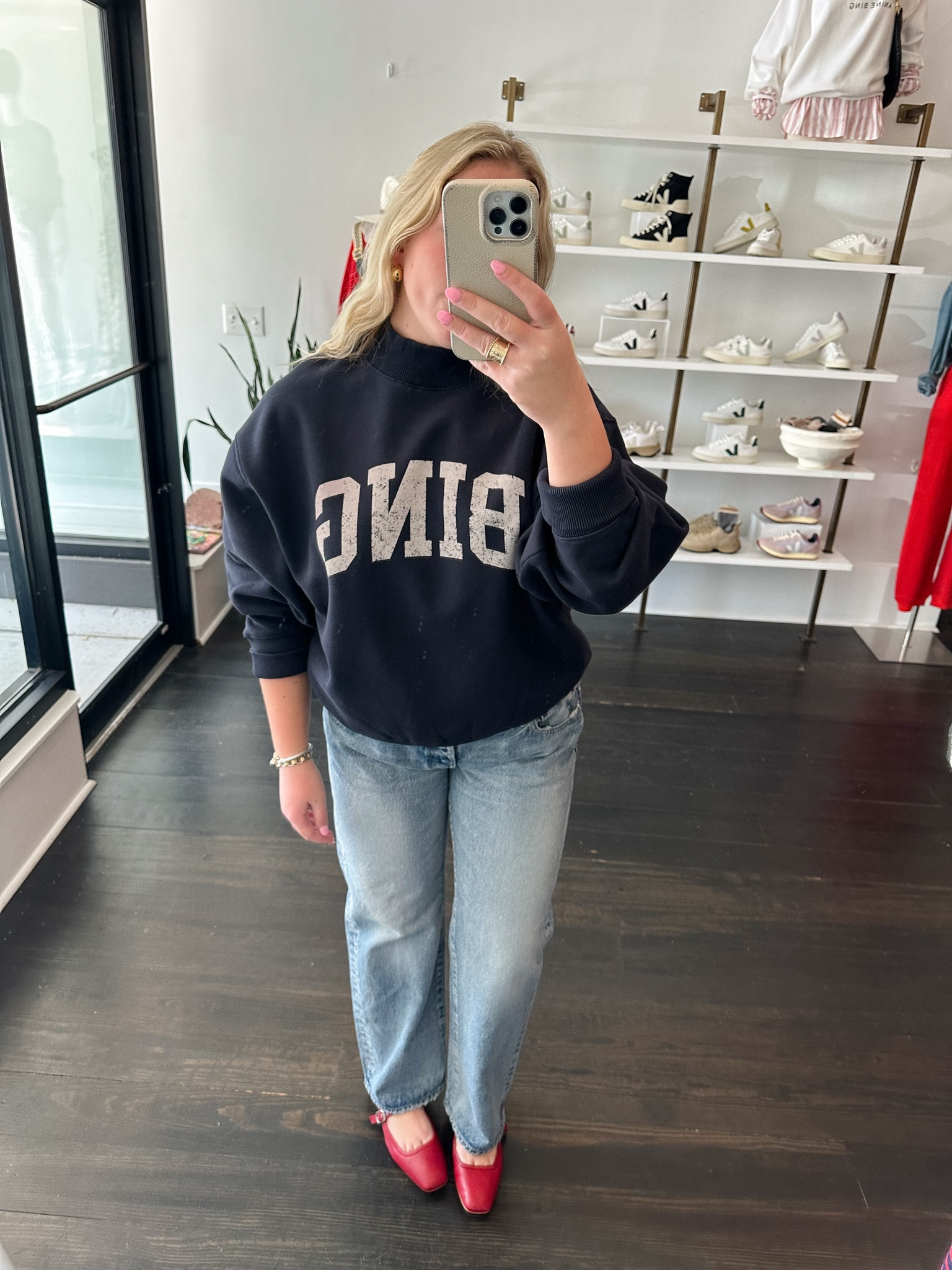 Give me all the Anine Bing sweatshirts! 

Red flats | fall style | fall outfits | | fall outfit inspo | mousy denim | Lola boutique | teacher outfits | everyday outfit inspo | teacher outfit | elevated casual | bedding 

#LTKFindsUnder50 #LTKSeasonal #LTKStyleTip