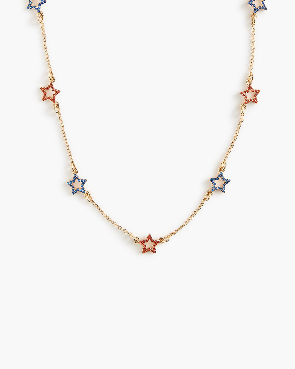 Girls' red and blue star necklace | J.Crew Factory