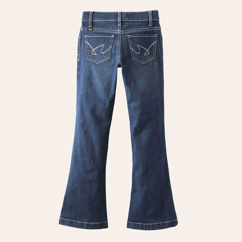 Cruel Girl Girl's Violet Medium Wash Mid Rise Trouser Jeans | Cavender's