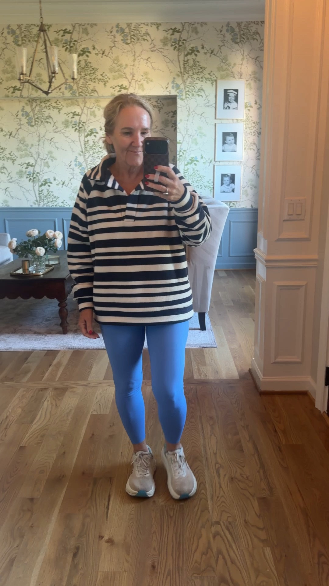 Wearing a large in this fleece, it really is the most Lux fleece on the market. And it does not help. I’ve worn this brand for years. I’m giving it as gifts too.
Booty boot leggings, size medium
Walk outfit fall workout cold weather workout

#LTKSaleAlert #LTKOver40 #LTKActive