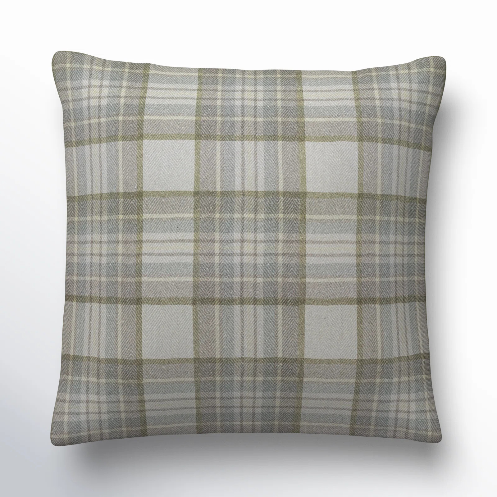 Plaid Cotton Throw Pillow | Birch Lane