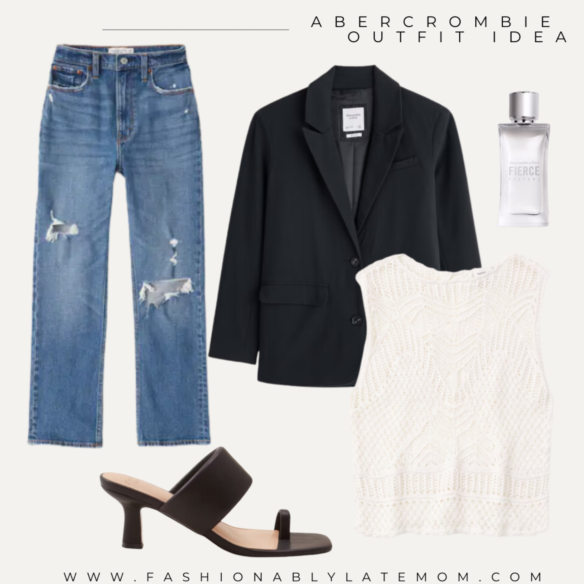 Date night or Office look from Abercrombie

FASHIONABLY LATE MOM 
ABERCROMBIE
BLAZER
JEANS
BOYFRIEND JEANS
STRAIGHT LEG JEANS
CROCHET TOP
HEELS
PERFUME
BUSINESS CASUAL
DATE NIGHT
MOM FASHION


#LTKsalealert #LTKover40 #LTKSale