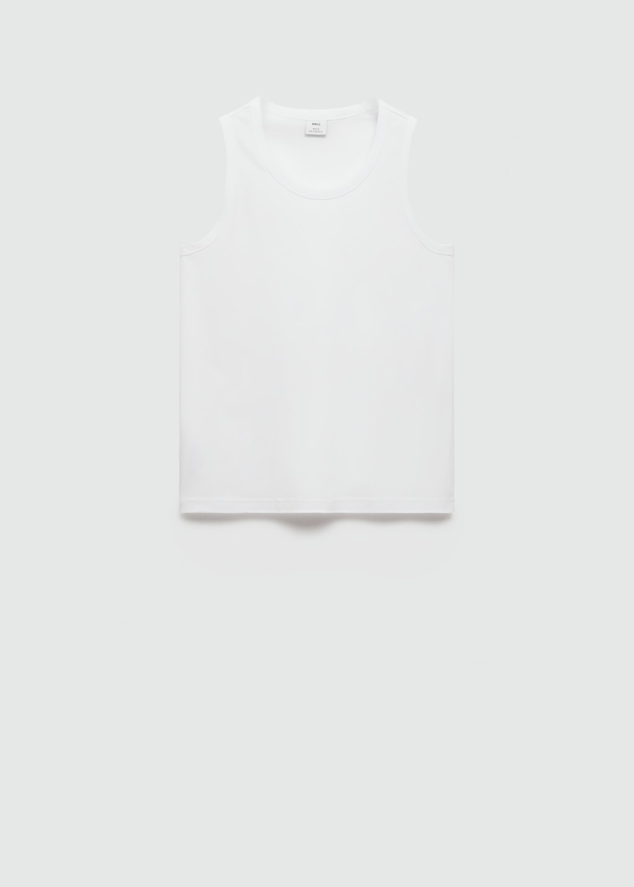 100% cotton tank top | MANGO (US)