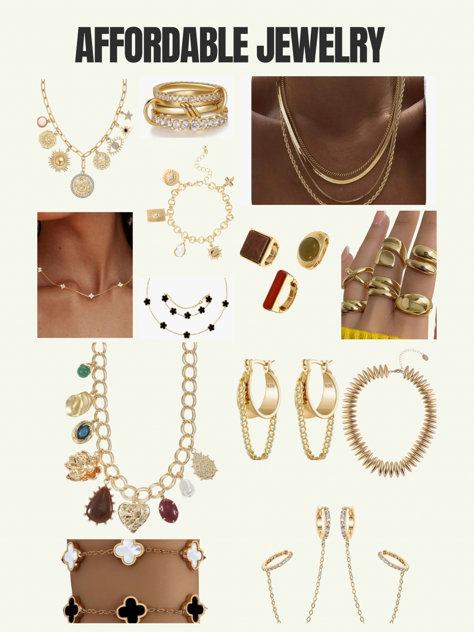 Affordable jewelry for maximalist queens 

#LTKBeauty #LTKOver40 #LTKStyleTip