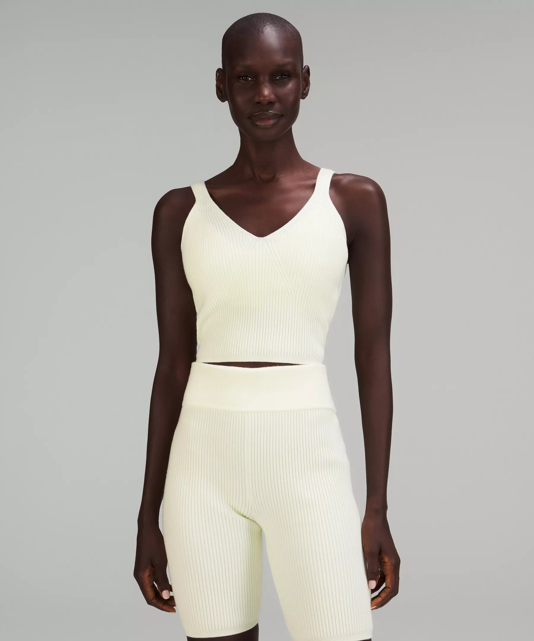 Ribbed Knit Cropped Tank Top | Lululemon (US)