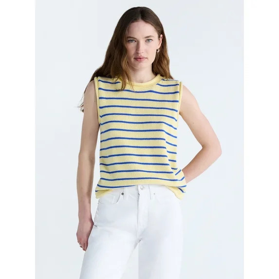 Free Assembly Women's Roll Neck Cotton Sweater Shell, Lightweight, Sizes XS-XXL - Walmart.com | Walmart (US)