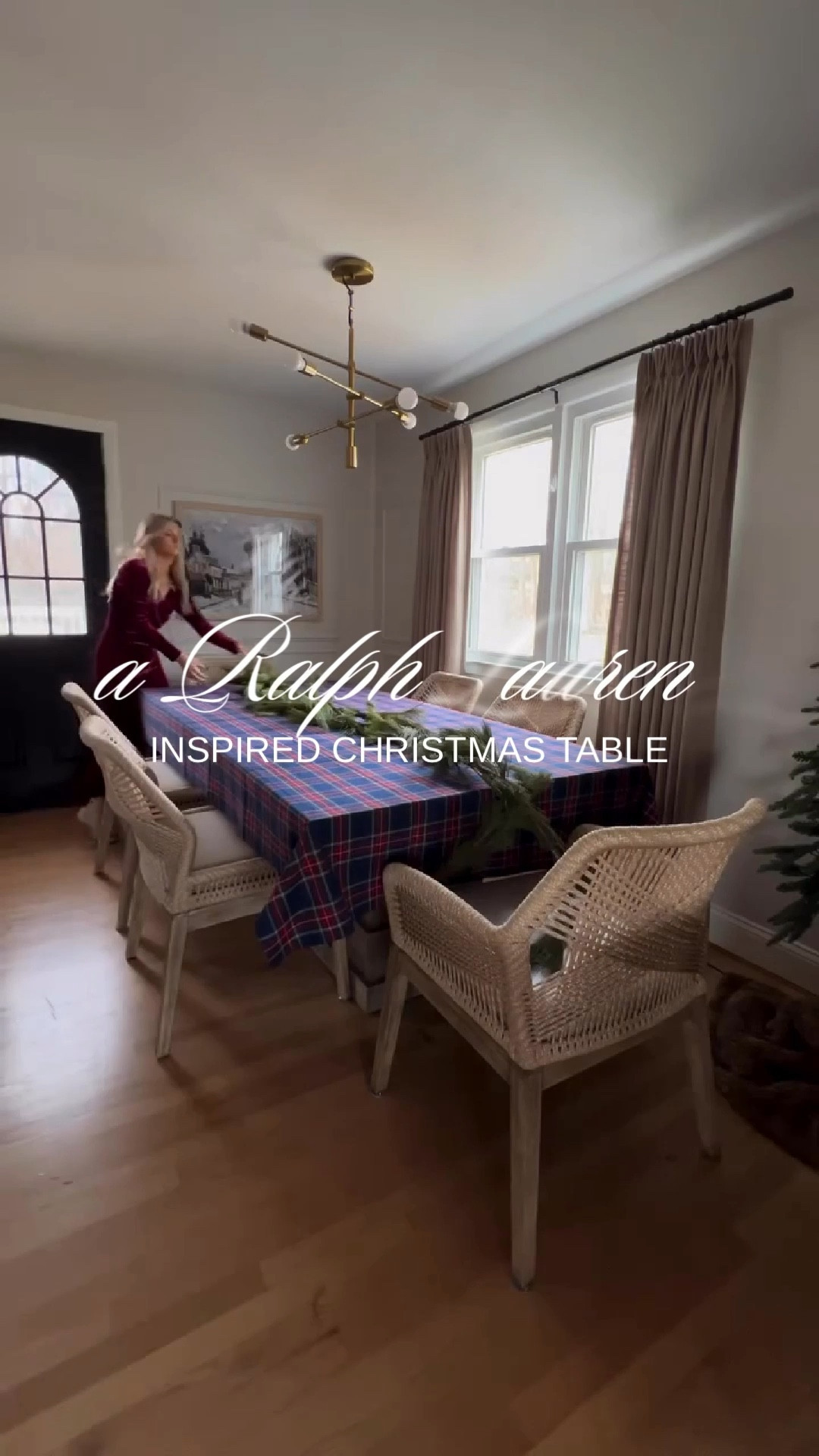 A Ralph Lauren–inspired Christmas table layered with cozy textures and timeless plaid from Petite Plum. Their linens set the tone for the season — paired with festive florals from UrbanStems and a holiday cake that ties it all together.

Classic. Cozy. Effortless holiday charm.


#transitionaldesign #diningspace #holidaydecor #tartan #holidaytable #plaidtablecloth #dining #vintage #christmas #christmasdecor #christmashomestyling #myhomestyle #myhyggehome #cottagestyle #holidaydecor #livingroomdesign


#LTKHoliday #LTKSeasonal #LTKHome