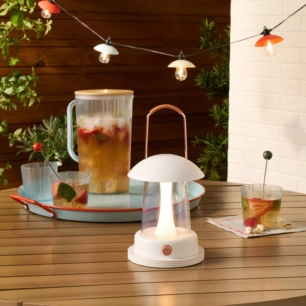 Retro LED Table Lantern - Hearth & Hand™ with Magnolia | Target