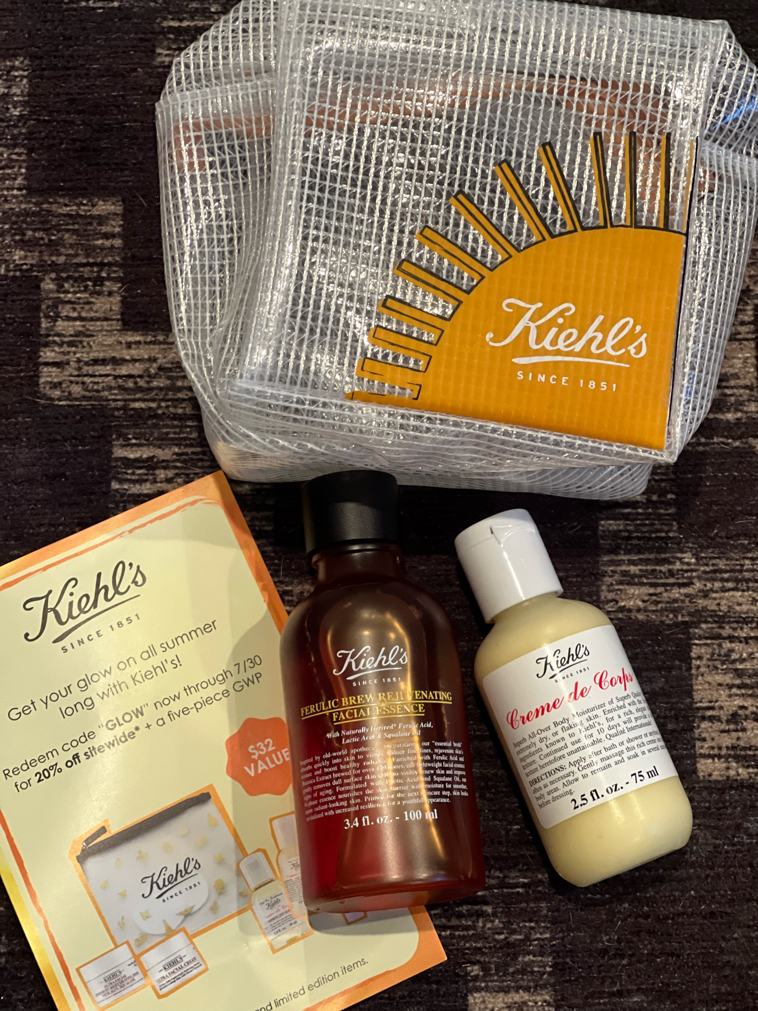 Kiehls skincare get 20% off with code GLOW 

#LTKunder100 #LTKbeauty #LTKSeasonal